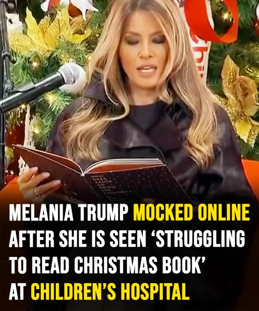 People are making fun of Melania online  See full video in comments